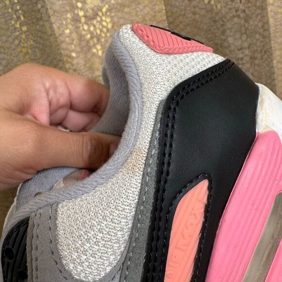Nike Air Max 90 Women's Size 8 Recraft Rose Pink Retro Low Sneakers - Picture 4 of 9